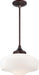 Minka-Lavery 2258-576 One Light Pendant, Brushed Bronze Alternate Image.jpg