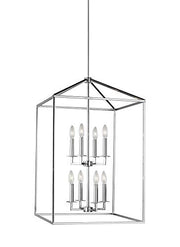 Generation Lighting 5115008-05 Perryton Eight Light Hall / Foyer Pendant, Chrome Alternate Image.jpg