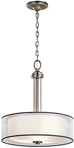 Kichler 43153AP Tallie Three Light Pendant, Antique Pewter Alternate Image.jpg