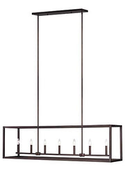 Generation Lighting 6634507-710 Moffet Street Seven Light Island Pendant, Bronze Alternate Image.jpg
