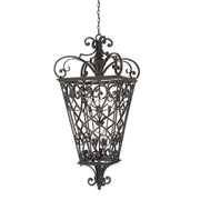Quoizel FQ1931MK01 Fort Quinn Eight Light Outdoor Hanging Lantern, Marcado Black Main Image.jpg