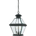 Quoizel RJ1911K Rutledge Three Light Outdoor Hanging Lantern, Mystic Black Main Image.jpg