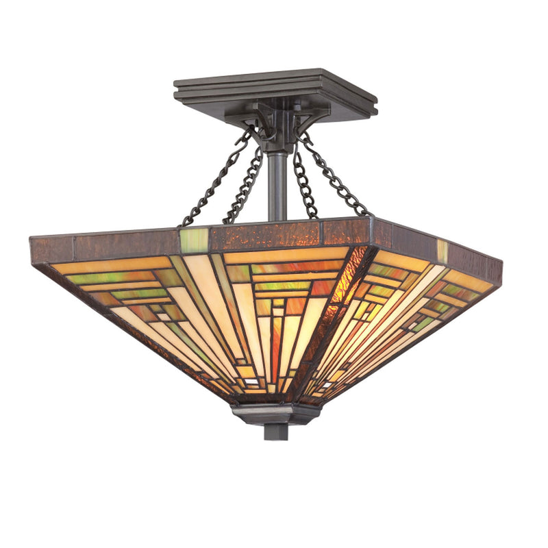 Quoizel TF885SVB Stephen Two Light Semi Flush Mount, Vintage Bronze Main Image.jpg