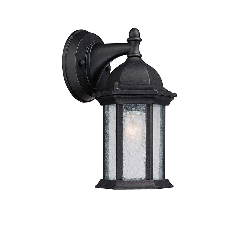 Capital Lighting 9831BK Main Street One Light Outdoor Wall Lantern, Black Main Image.jpg