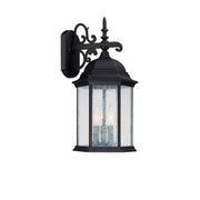 Capital Lighting 9834BK Main Street Three Light Outdoor Wall Lantern, Black Main Image.jpg