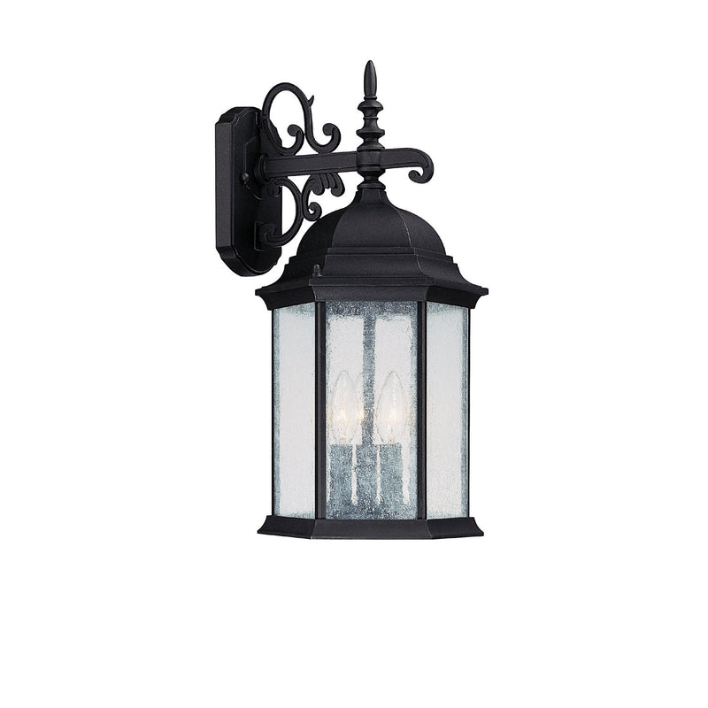 Capital Lighting 9834BK Main Street Three Light Outdoor Wall Lantern, Black Main Image.jpg