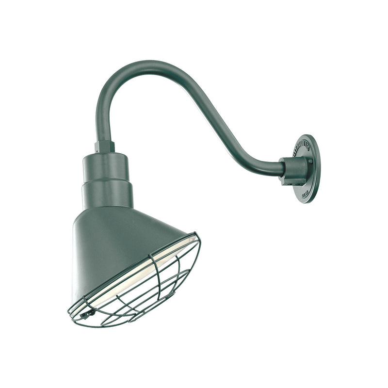 Millennium RAS10-SG R Series One Light Pendant, Satin Green Main Image.jpg
