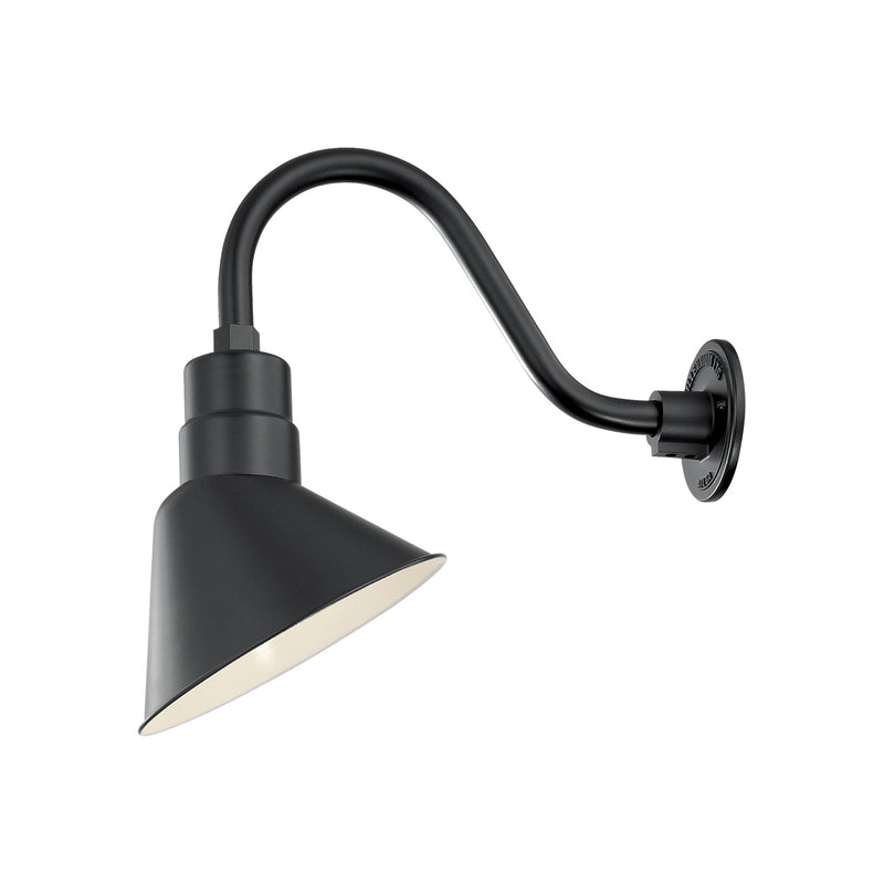Millennium RAS10-SB R Series One Light Pendant, Satin Black Main Image.jpg