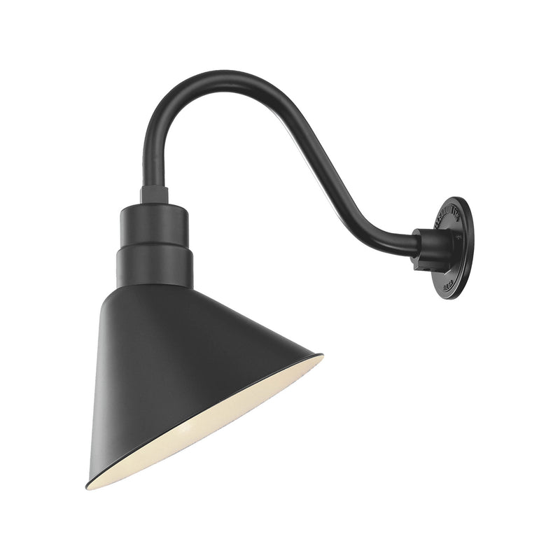 Millennium RAS12-SB R Series One Light Pendant, Satin Black Main Image.jpg