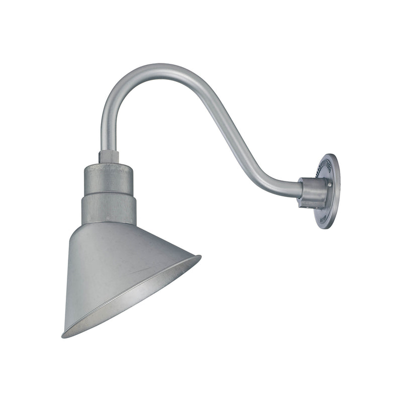 Millennium RAS10-GA R Series One Light Pendant, Galvanized Main Image.jpg