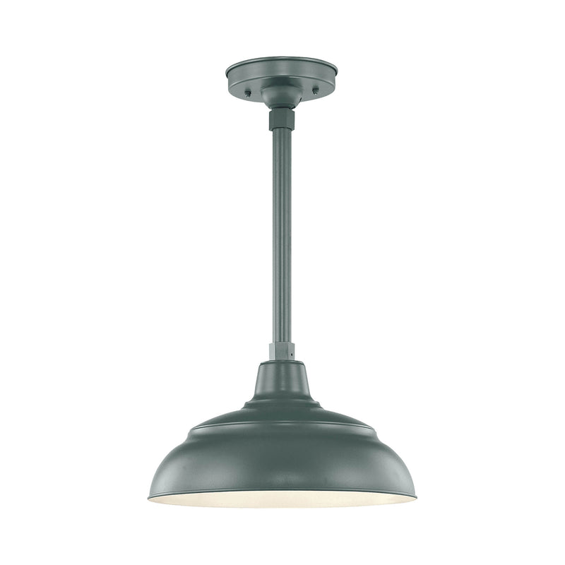 Millennium RWHS14-SG R Series One Light Pendant, Satin Green Main Image.jpg