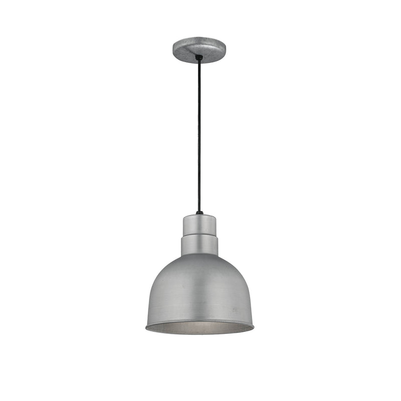 Millennium RDBC10-GA R Series One Light Pendant, Galvanized Main Image.jpg