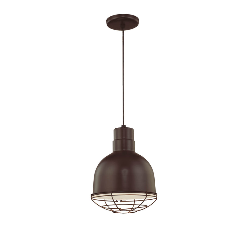 Millennium RDBC10-ABR R Series One Light Pendant, Architectural Bronze Main Image.jpg