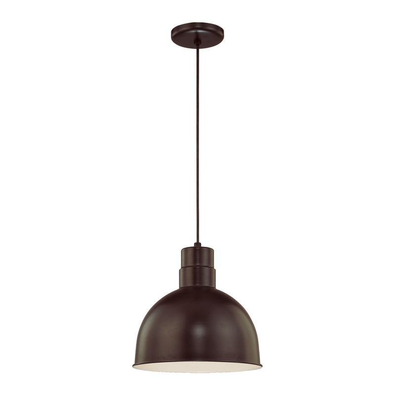 Millennium RDBC12-ABR R Series One Light Pendant, Architectural Bronze Main Image.jpg