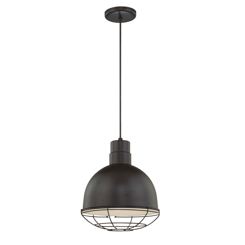 Millennium RDBC12-SB R Series One Light Pendant, Satin Black Main Image.jpg