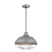 Millennium RWHC14-GA R Series One Light Pendant, Galvanized Main Image.jpg