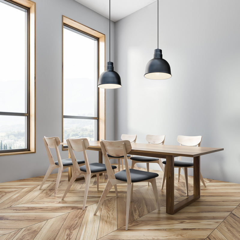 Millennium RDBC10-SB R Series One Light Pendant, Satin Black Alternate Image.jpg