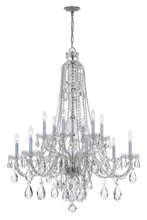 Crystorama 1112-CH-CL-S Traditional Crystal 12 Light Chandelier Polished Chrome Main Image.jpg
