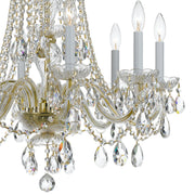 Crystorama 1138-PB-CL-MWP Traditional Crystal Eight Light Chandelier Polished Brass Alternate Image.jpg