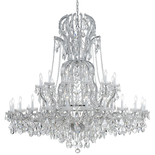 Crystorama 4460-CH-CL-MWP Maria Theresa 37 Light Chandelier Polished Chrome Main Image.jpg