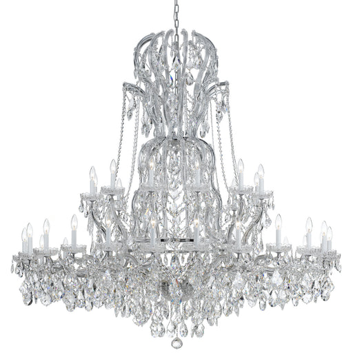 Crystorama 4460-CH-CL-SAQ Maria Theresa 37 Light Chandelier Polished Chrome Main Image.jpg