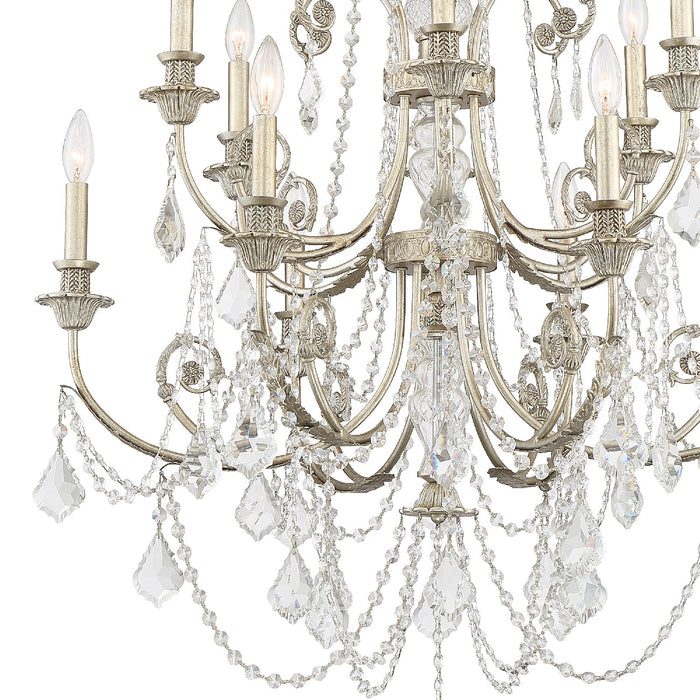 Crystorama 5119-OS-CL-S Regis 12 Light Chandelier Olde Silver Alternate Image 2.jpg