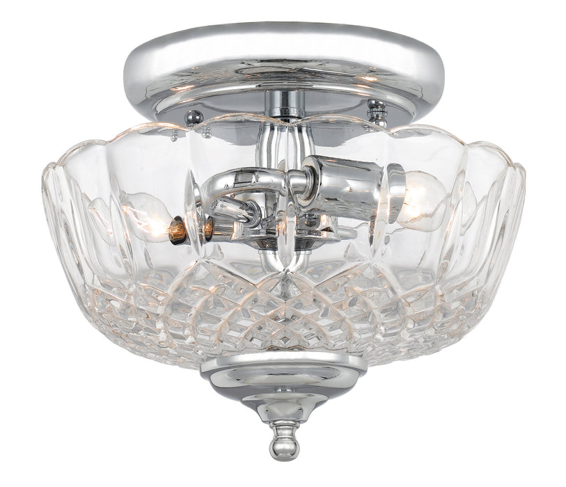 Crystorama 55-SF-CH Ceiling Mount Two Light Semi Flush Mount Polished Chrome Main Image.jpg