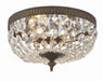 Crystorama 710-EB-CL-S Ceiling Mount Two Light Flush Mount English Bronze Main Image.jpg