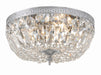 Crystorama 712-CH-CL-S Ceiling Mount Three Light Flush Mount Polished Chrome Main Image.jpg