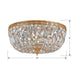 Crystorama 716-OB-CL-S Ceiling Mount Three Light Flush Mount Olde Brass Alternate Image.jpg
