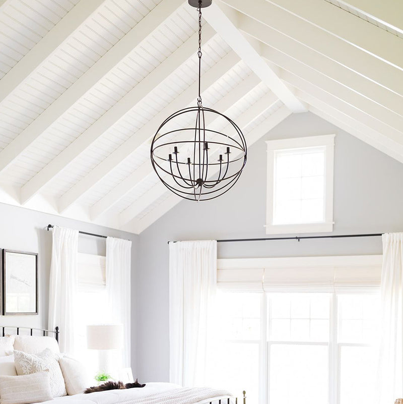 Crystorama 9228-EB Solaris Six Light Chandelier English Bronze Alternate Image 2.jpg