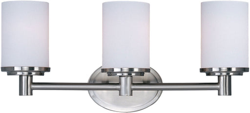 Maxim 9053SWSN Cylinder Three Light Bath Vanity, Satin Nickel Main Image.jpg