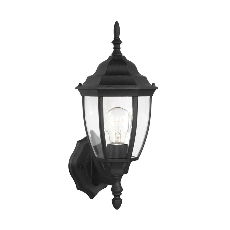 Generation Lighting 88940-12 Bakersville One Light Outdoor Wall Lantern, Black Main Image.jpg