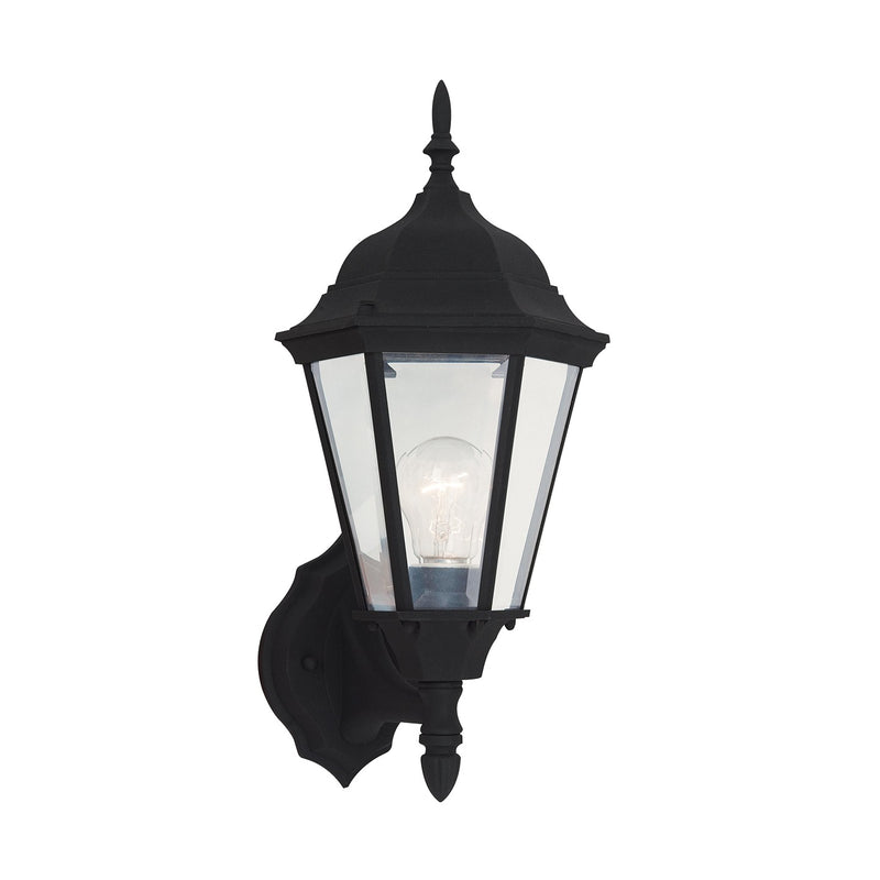 Generation Lighting 88941-12 Bakersville One Light Outdoor Wall Lantern, Black Main Image.jpg