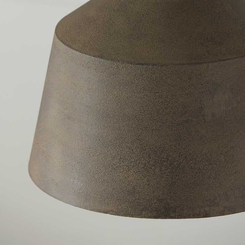 Capital Lighting 235311CY Quarry One Light Semi Flush Mount, Clay