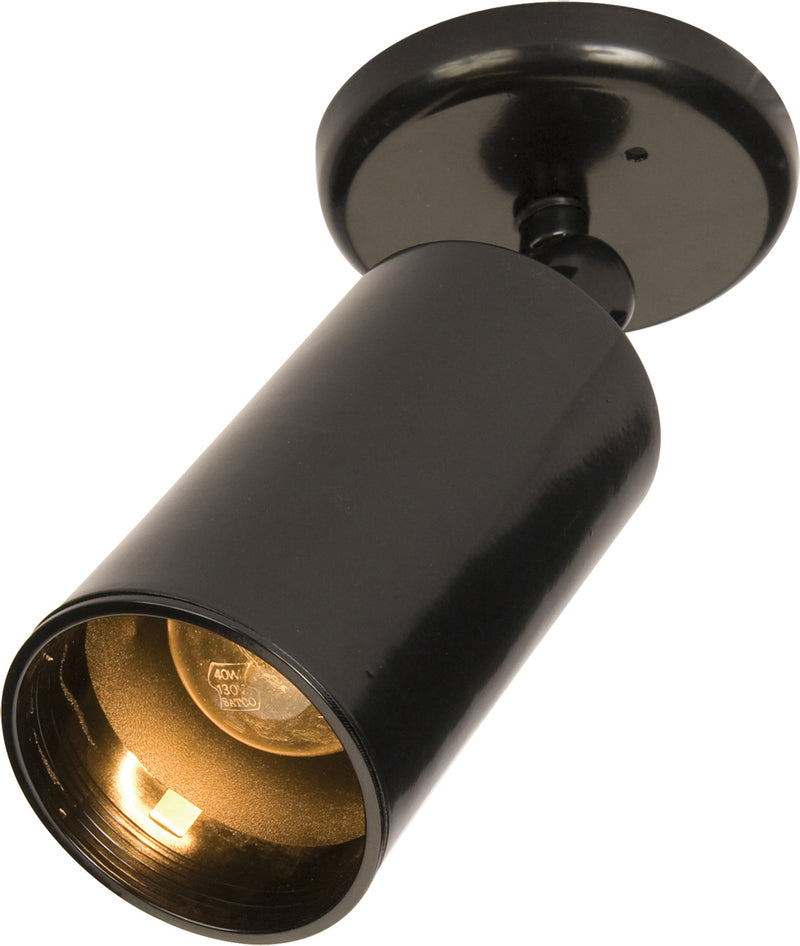 Maxim 92010BK Spots One Light Flush Mount, Black Alternate Image.jpg