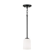 Capital Lighting 348812MB-542 Lawson One Light Pendant, Matte Black Alternate Image.jpg