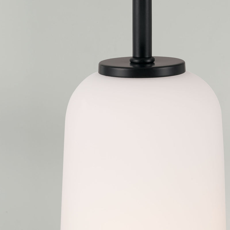 Capital Lighting 348812MB-542 Lawson One Light Pendant, Matte Black Alternate Image 2.jpg