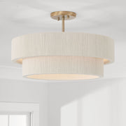 Capital Lighting 349841MA Delaney Four Light Pendant, Matte Brass Alternate Image.jpg