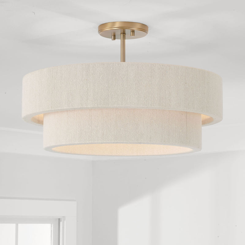 Capital Lighting 349841MA Delaney Four Light Pendant, Matte Brass Alternate Image.jpg