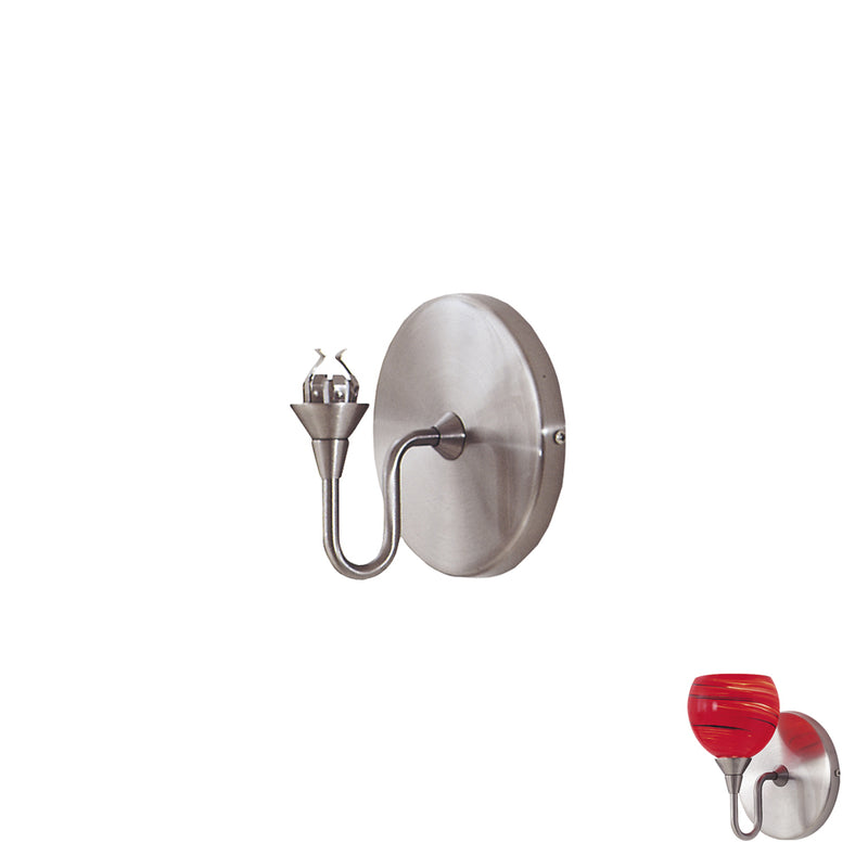 George Kovacs GKPW001-084 GK Lightrail One Light Wall Mount, Brushed Nickel Main Image.jpg