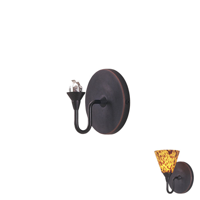 George Kovacs GKPW001-467 GK Lightrail One Light Wall Mount, Sable Bronze Patina Main Image.jpg