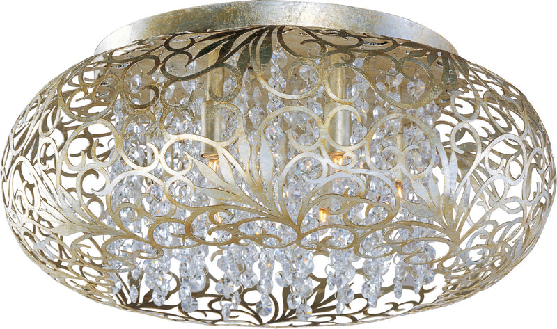 Maxim 24150BCGS Arabesque Seven Light Flush Mount, Golden Silver Main Image.jpg