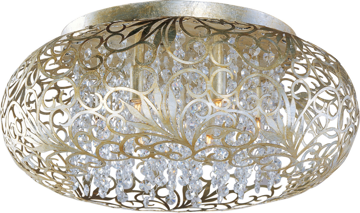 Maxim 24150BCGS Arabesque Seven Light Flush Mount, Golden Silver Main Image.jpg