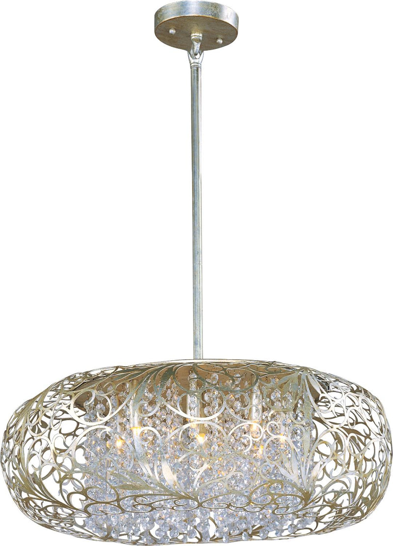 Maxim 24155BCGS Arabesque Nine Light Pendant, Golden Silver Main Image.jpg