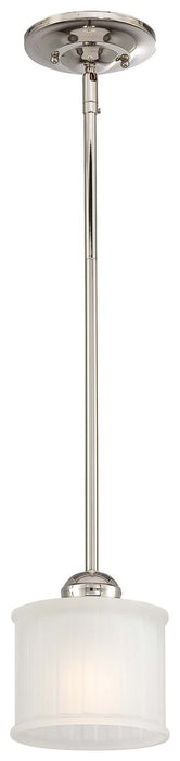 Minka-Lavery 1731-613 1730 Series One Light Mini Pendant, Polished Nickel Main Image.jpg