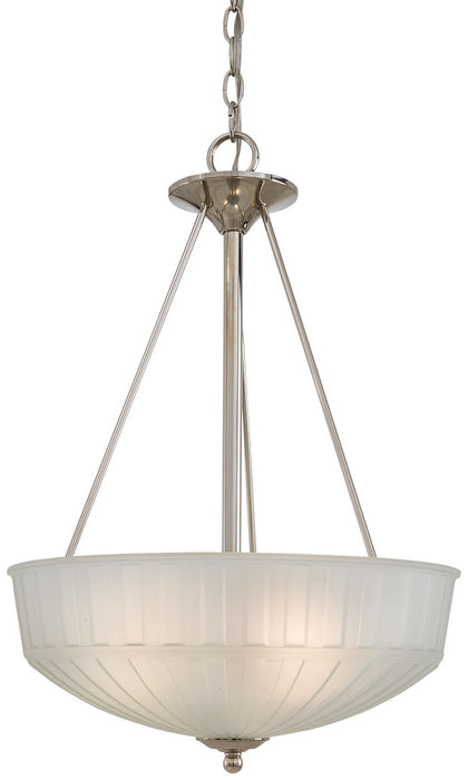 Minka-Lavery 1737-1-613 1730 Series Three Light Pendant, Polished Nickel Alternate Image.jpg