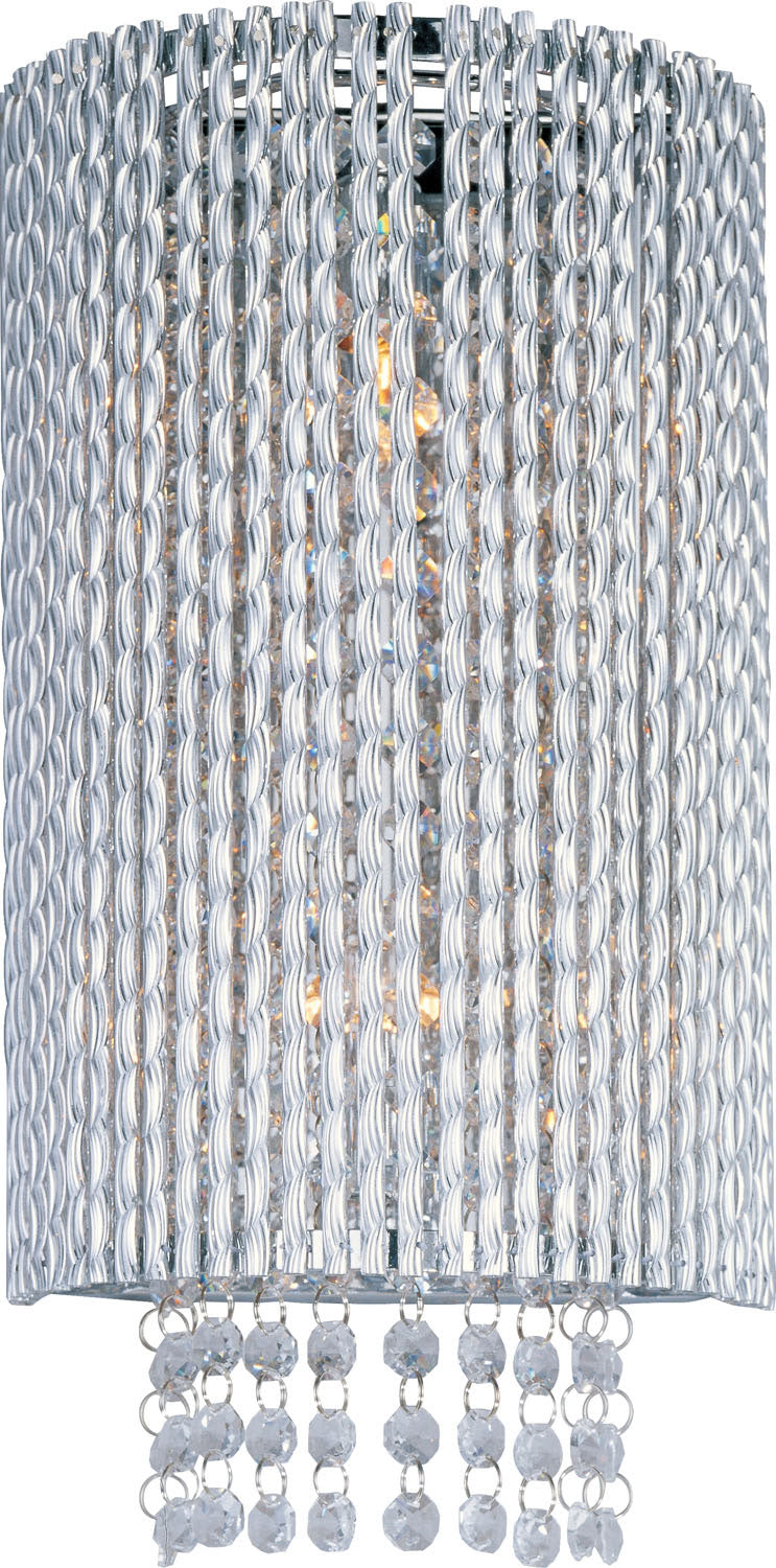 ET2 E23131-10PC Spiral Two Light Wall Mount, Polished Chrome Main Image.jpg