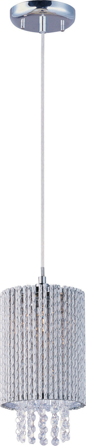 ET2 E23140-10PC Spiral One Light Pendant, Polished Chrome Main Image.jpg