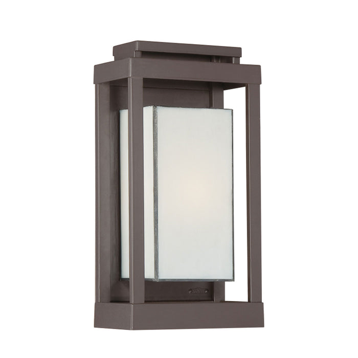 Quoizel PWL8307WT Powell One Light Outdoor Wall Lantern, Western Bronze Main Image.jpg